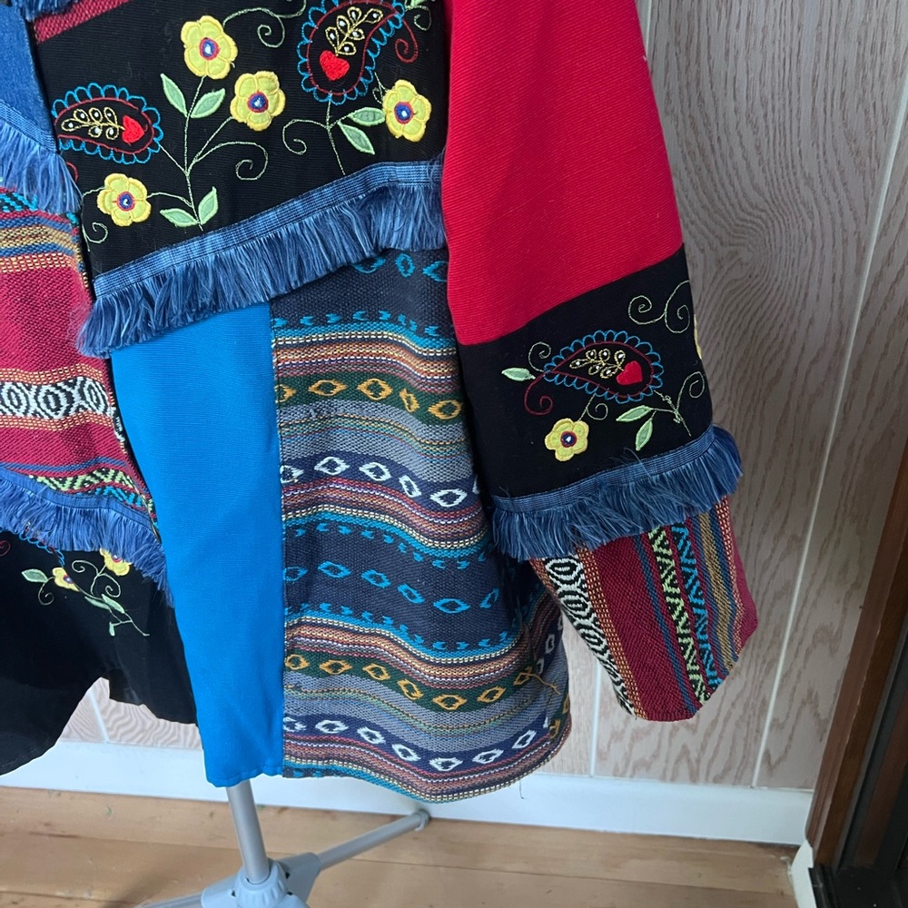 Alex Kim Multicolor Patchwork Vintage Jacket - Picture 6 of 9